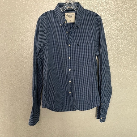 Abercrombie & Fitch muscle button down shirt Size M - Picture 1 of 3